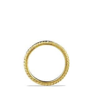 David yurman cable ring gold size 6